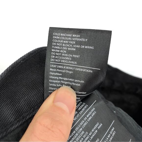 AFENDS High Rise Skinny Jean Washed Black 4 - Picture 8 of 12